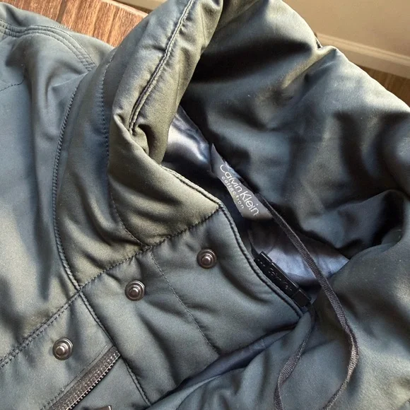 Calvin Klein Men's Dark Gray Puffer Jacket - Picture 4 of 16